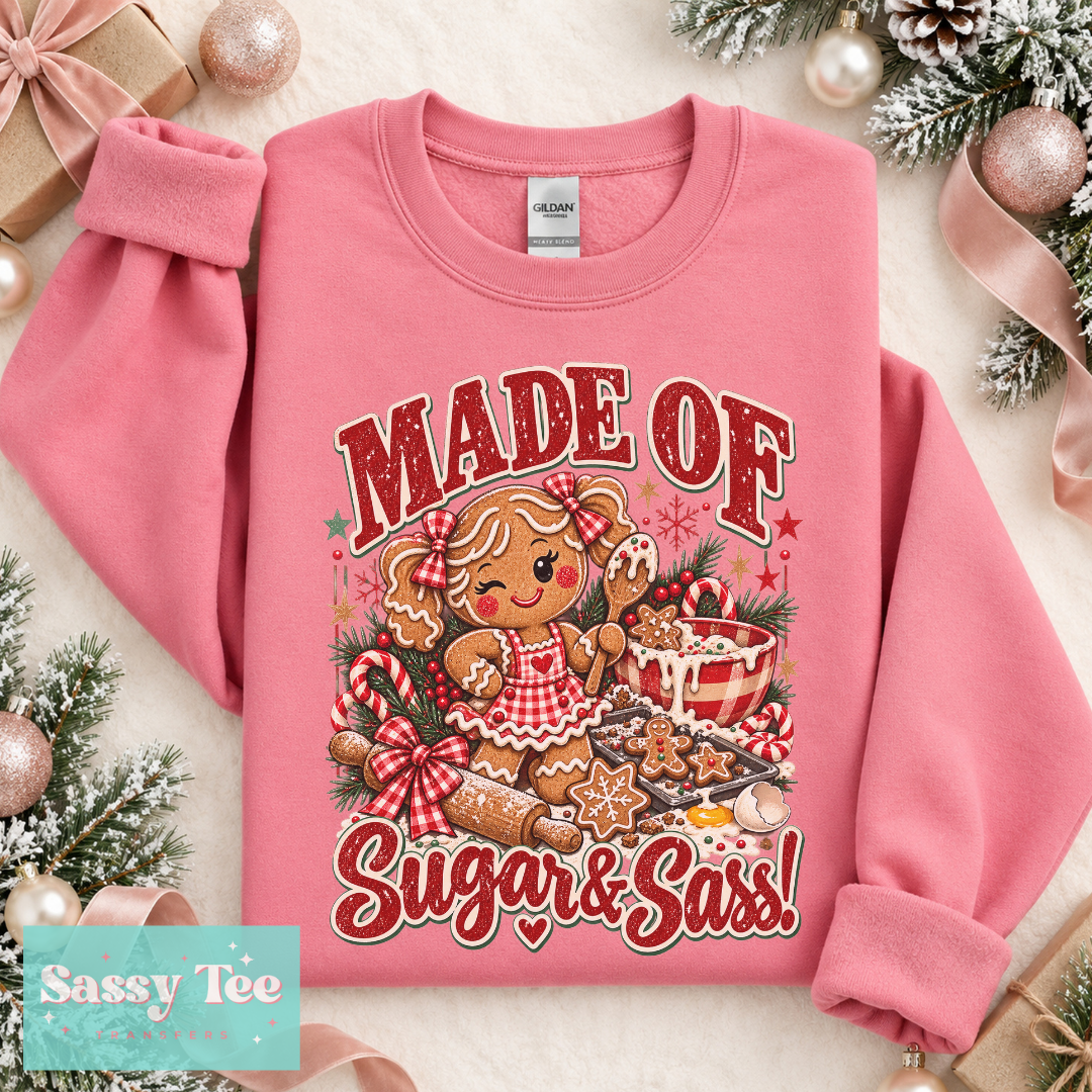 MADE OF SUGAR AND SASS GINGERBREAD GIRL **Preorder/Restock Ships in 5-10 biz days** •