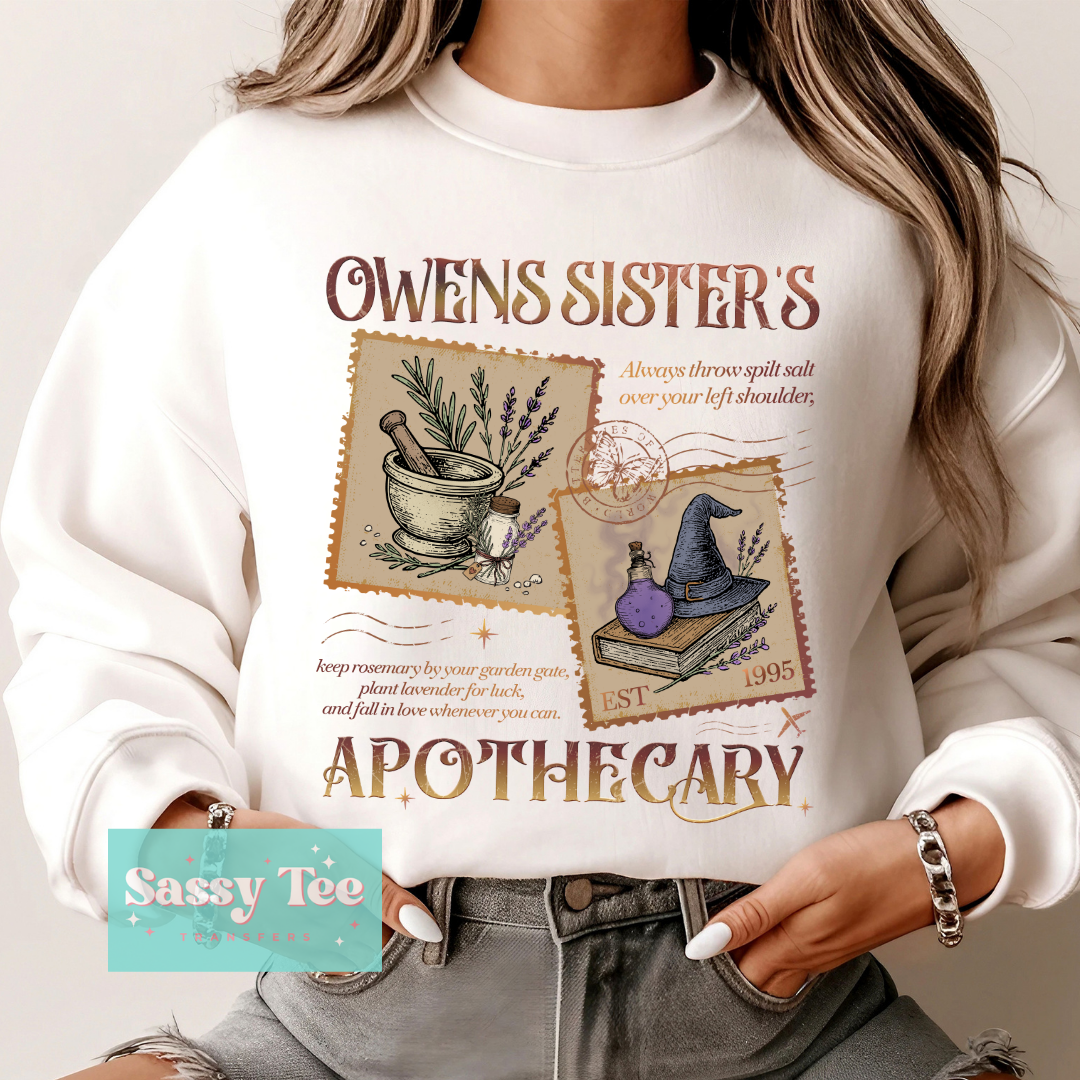 WITCH SISTERS APOTHECARY STAMPS PRACTICAL MAGIC **Preorder/Restock Ships in 5-10 biz days**