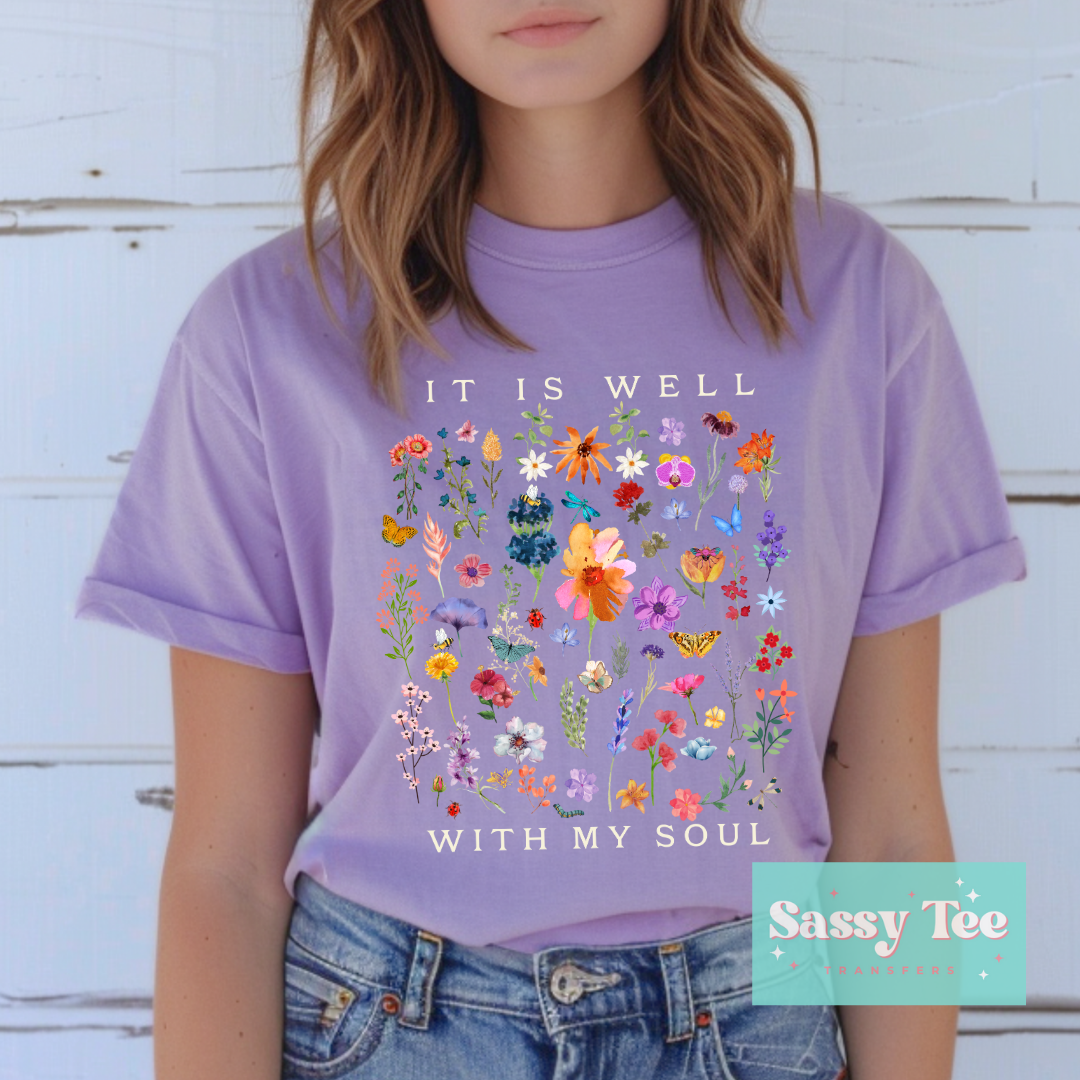 IT IS WELL WITH MY SOUL FLOWERS
