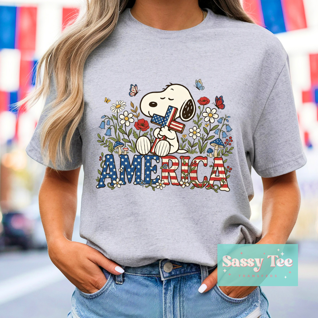 AMERICA SNOOP DOG FLOWERS **Preorder/Restock Ships in 5-10 biz days**