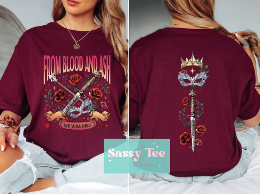 FROM BLOOD ASH MASK Front/Back Options **Preorder Ships in 5-10 biz days**