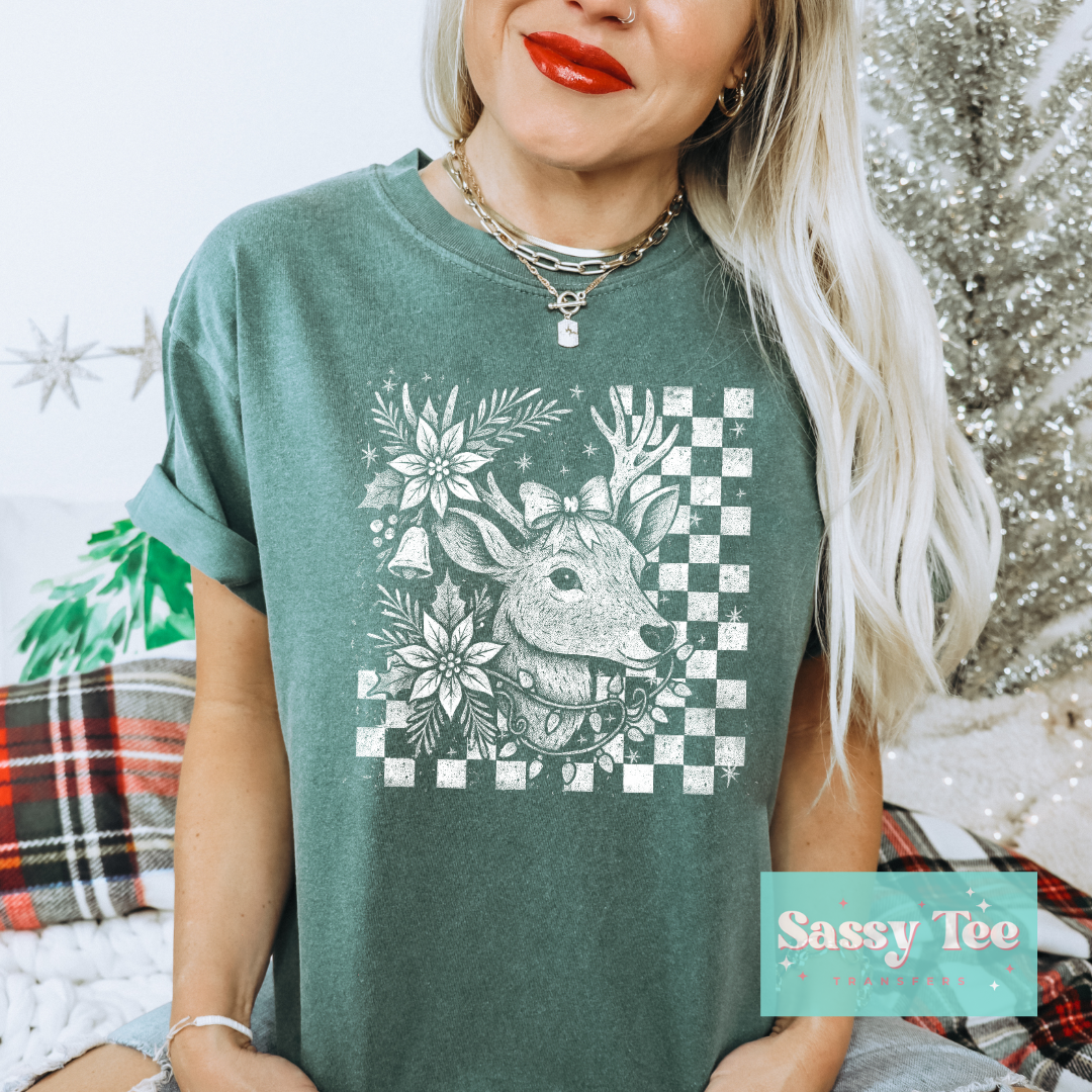 RETRO WHITE REINDEER **Preorder/Restock Ships in Est. 5-10 biz days**