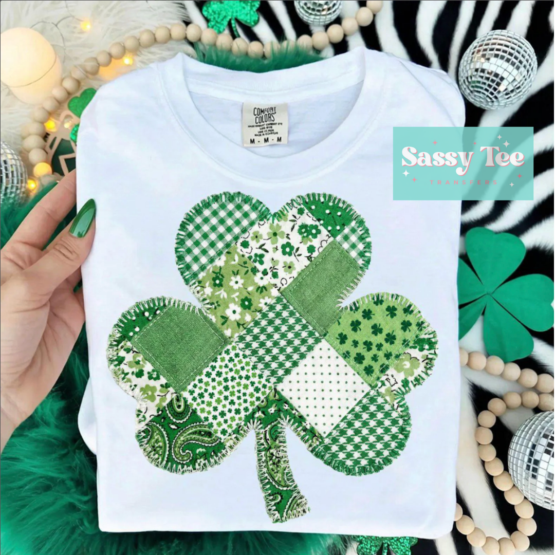 CLOVER ST. PATTY PATCHWORK **Preorder/Restock Ships in 5-10 biz days**