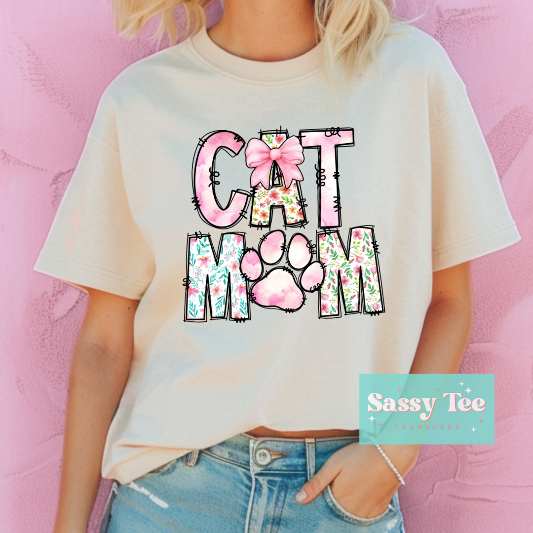 CAT MOM COQUETTE FLORAL