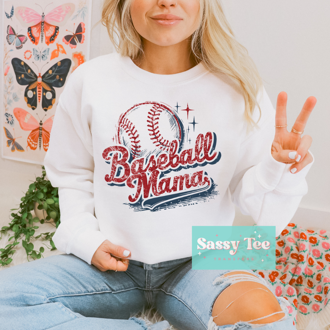 BASEBALL MAMA VINTAGE *Restocked