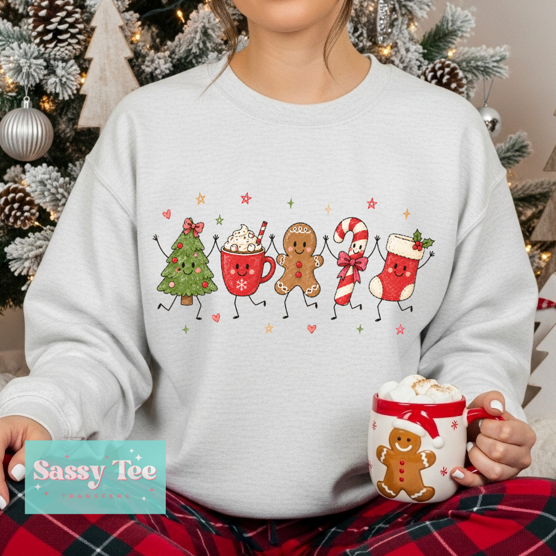 CHRISTMAS DOODLES TREE COCOA GINGERBREAD CANDYCANE **Preorder/Restock Ships in 5-10 biz days**