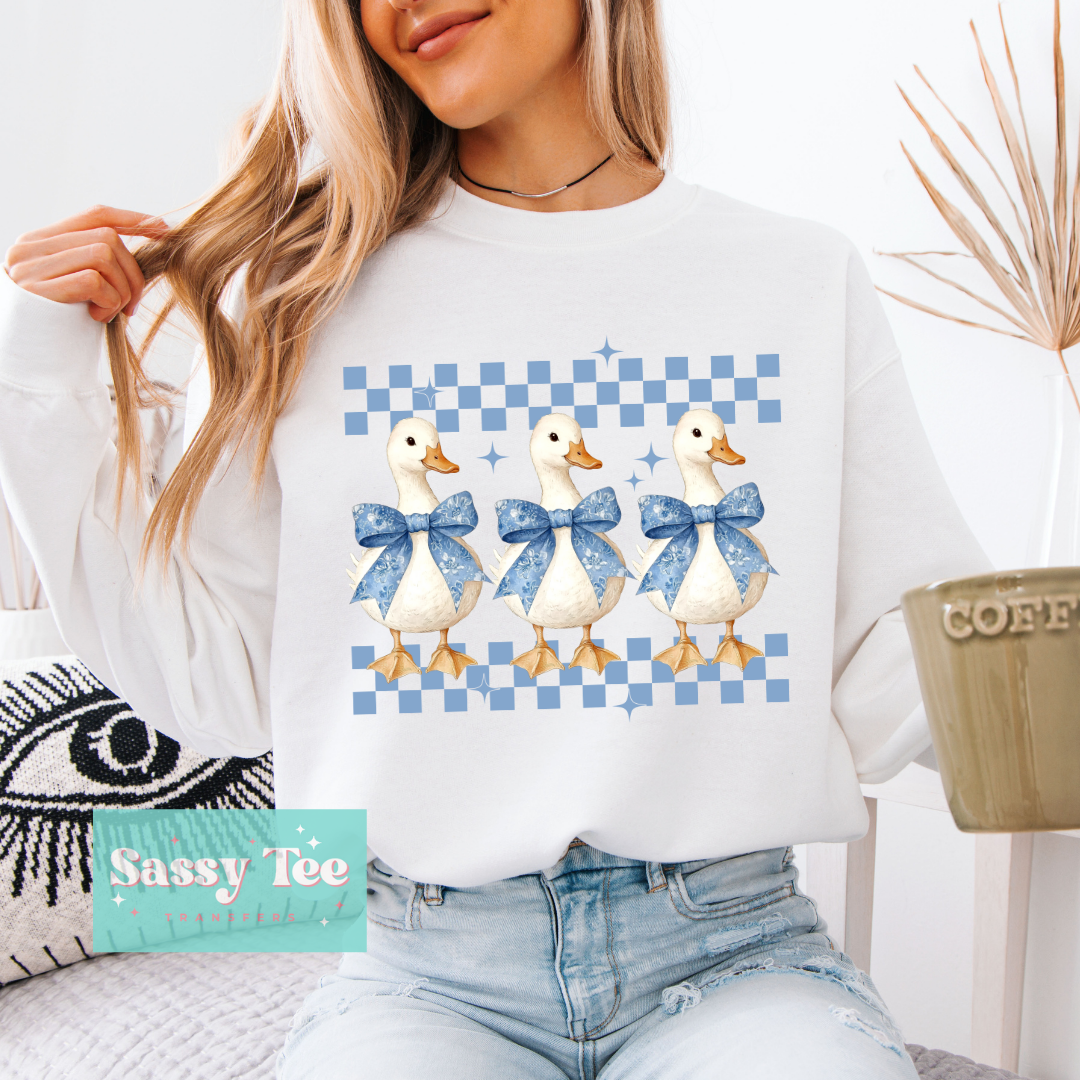 RETRO GOOSE BLUE BOWS **Preorder/Restock Ships in 5-10 biz days**