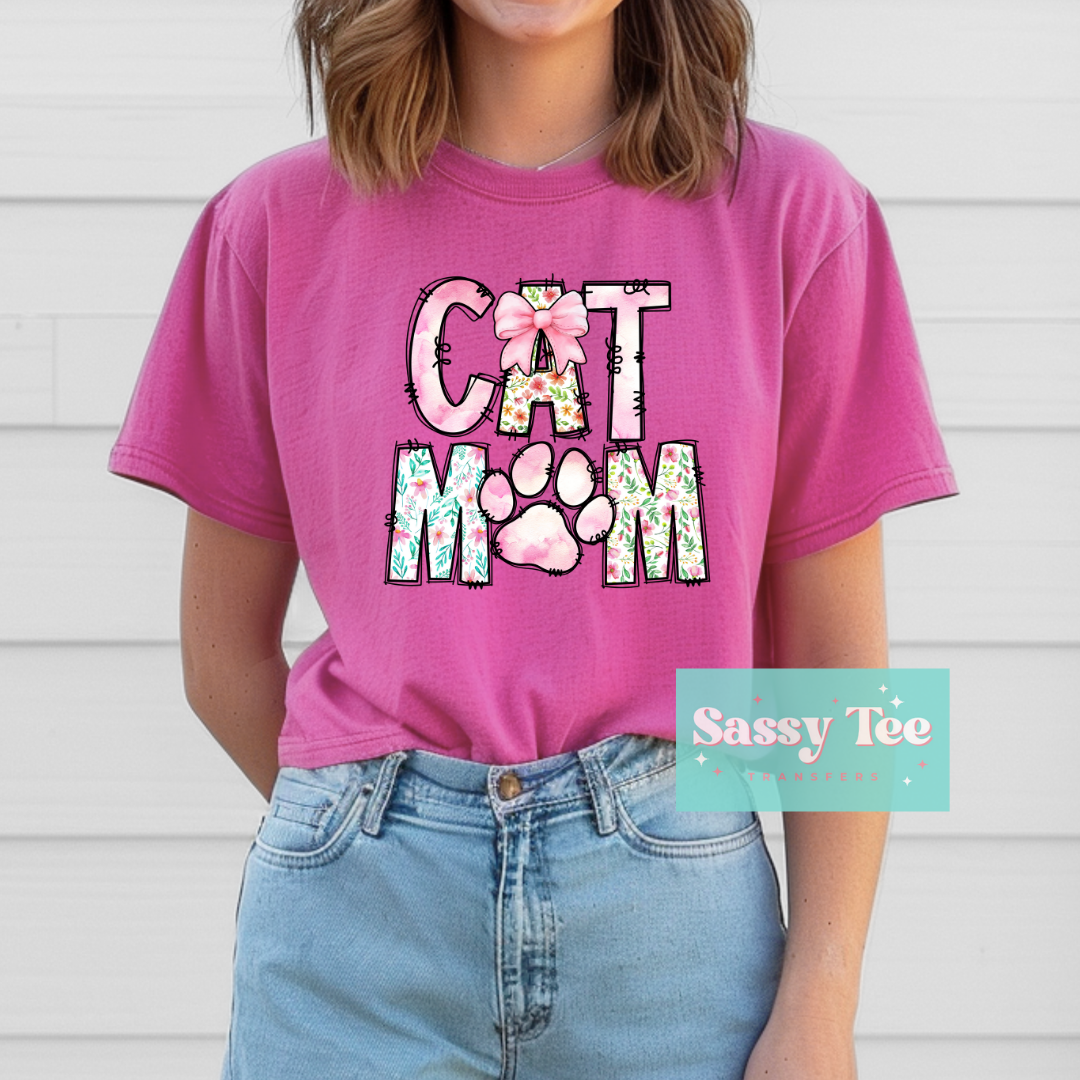 CAT MOM COQUETTE FLORAL