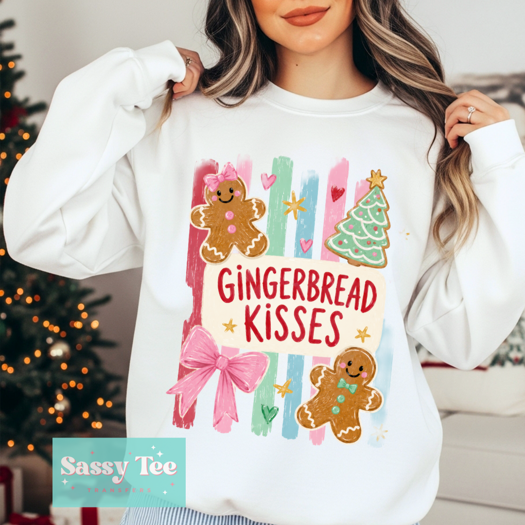 GINGERBREAD KISSES PREPPY STRIPES **Preorder/Restock Ships in 5-10 biz days**
