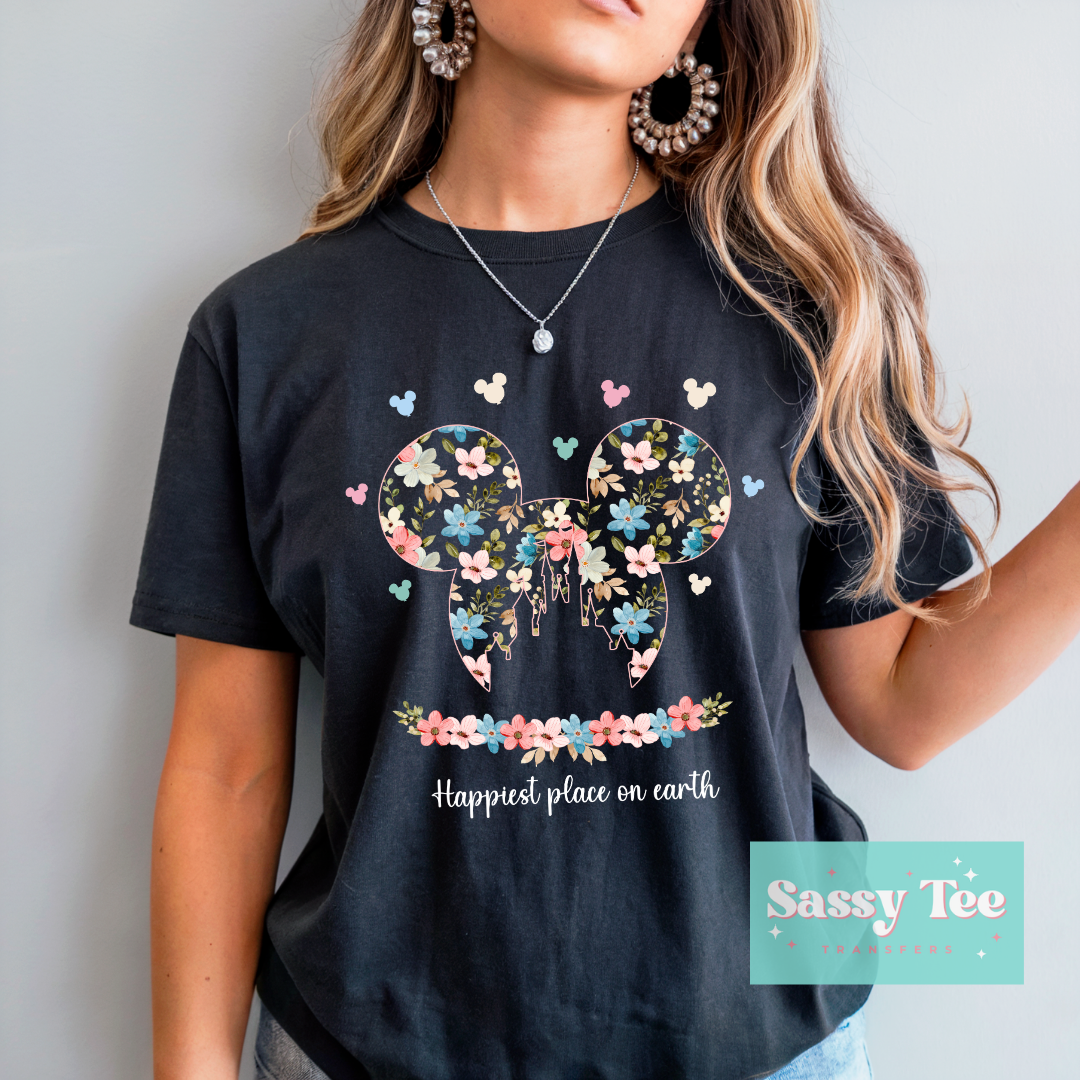 FLORAL MOUSE HAPPY **Preorder/Restock Ships in 5-10 biz days**