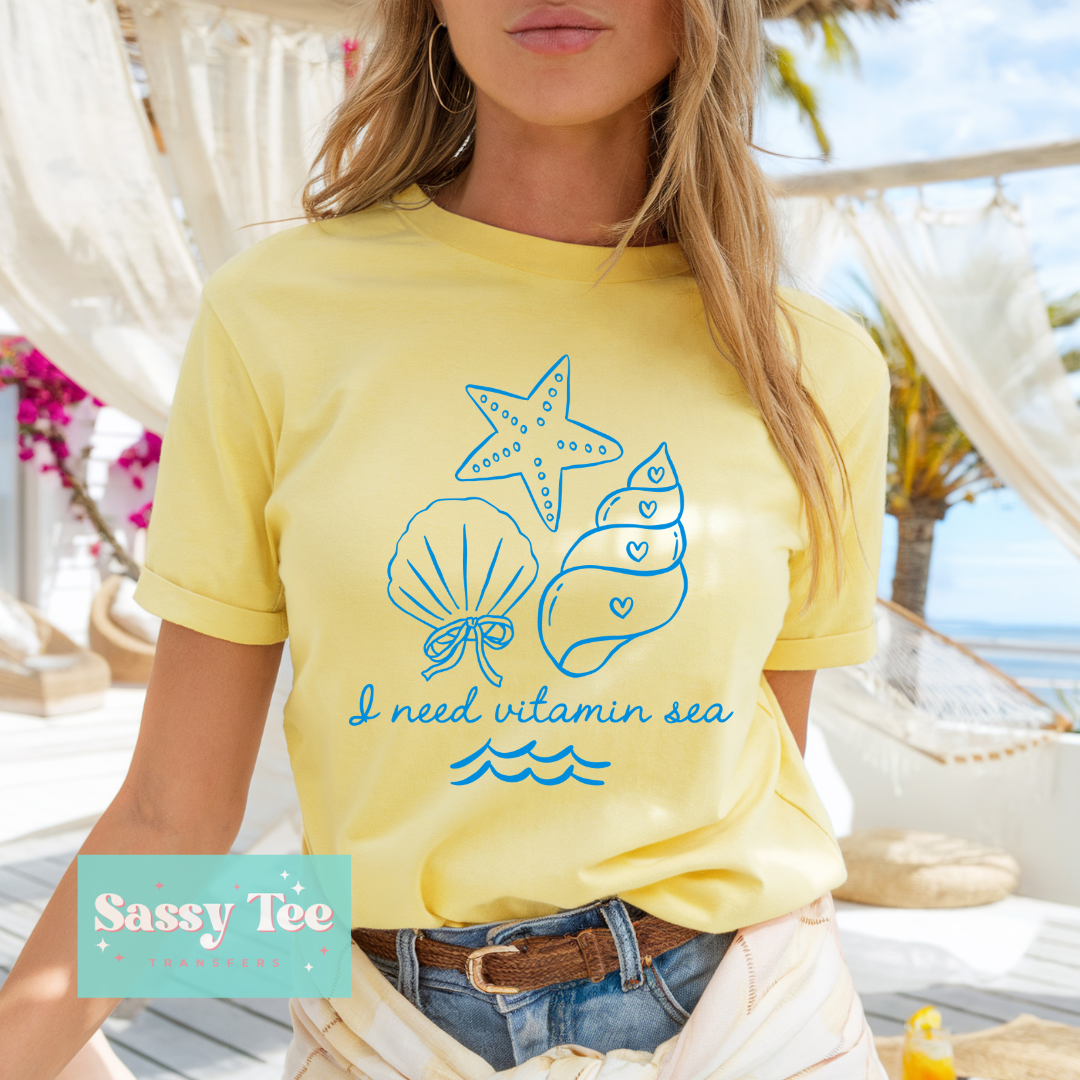 I NEED VITAMIN SEA BLUE PREPPY **Preorder/Restock Ships in 5-10 biz days**