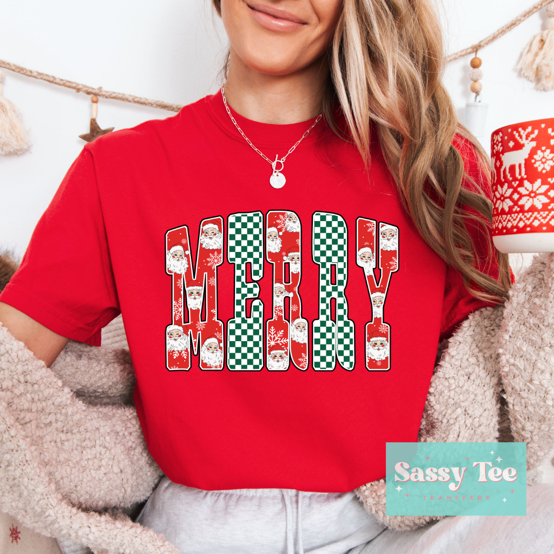 MERRY SANTA RETRO RED **Preorder/Restock Ships in Est. 5-10 biz days**