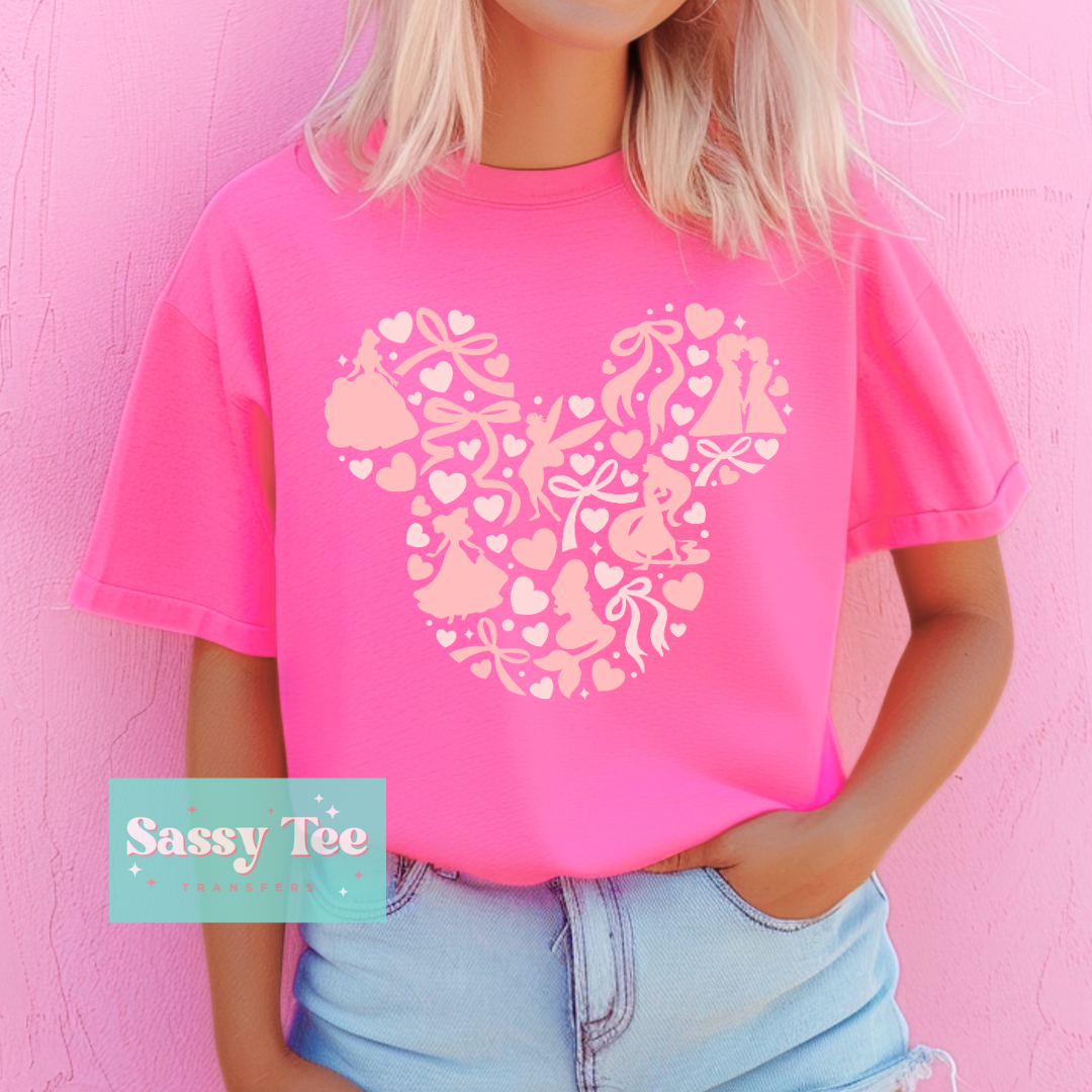 PINK PRINCESS BOWS **Preorder/Restock Ships in 5-10 biz days**