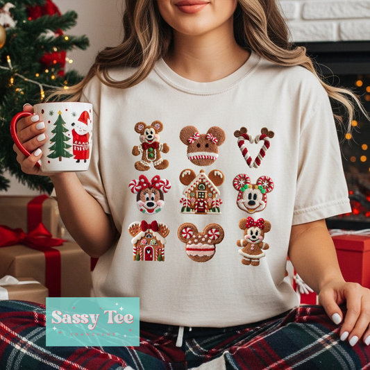 MOUSE GINGERBREAD COQUETTE FAUX YARN **Preorder/Restock Ships in 5-10 biz days**