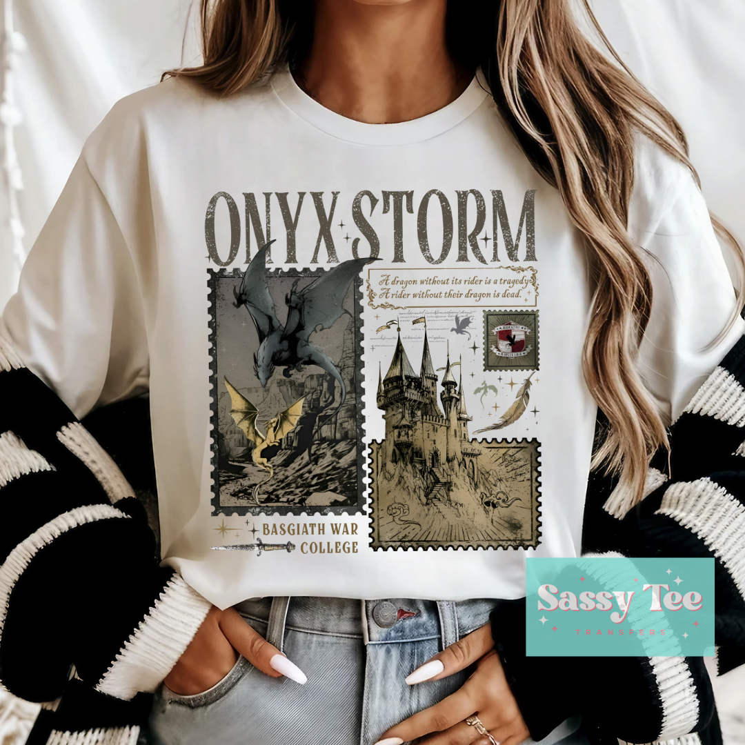 ONYX DRAGON WAR COLLEGE STAMPS BOOK **Preorder/Restock Ships in 5-10 biz days**
