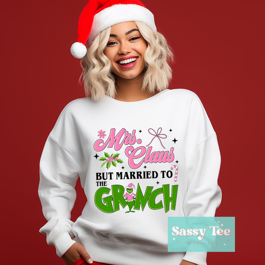 MRS CLAUS MARRIED GREEN MAN **Preorder Restock Ships in Est. 5-10 biz days**