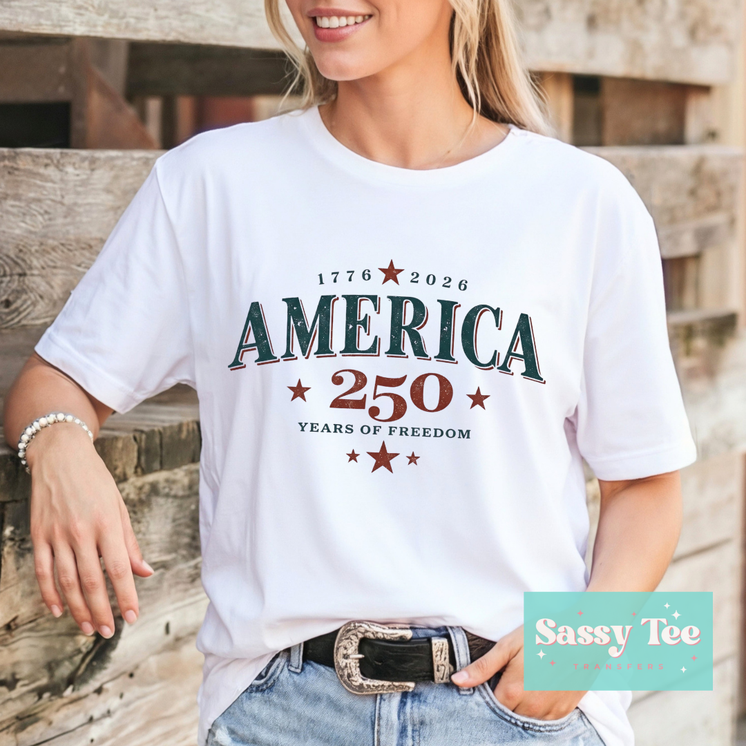 AMERICA 250 YEARS FREEDOM CLASSIC VINTAGE **Preorder/Restock Ships in 5-10 biz days**