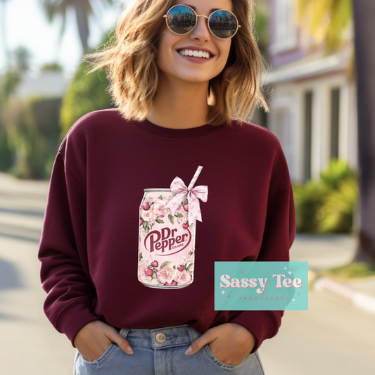 DR PEPPER PINK BOW COQUETTE **Restock Preorder Ships in 5-14 biz days**