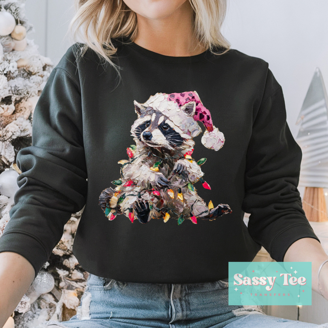FERAL SANTA PAINT TEXTURE ART **Preorder/Restock Ships in Est. 5-10 biz days**
