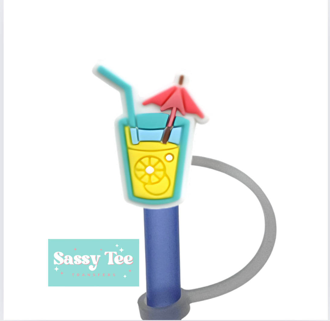 SUMMER DRINK STRAW TOPPER