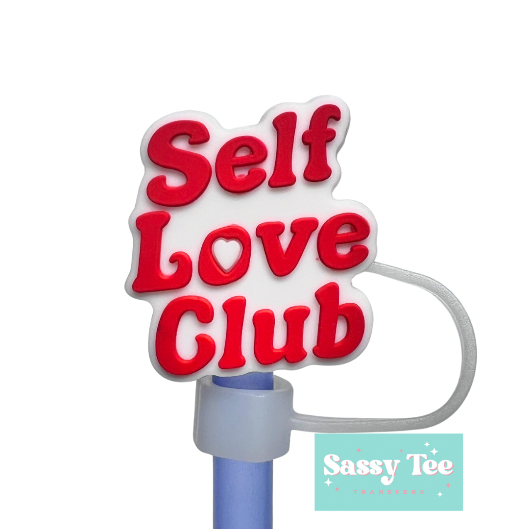 SELF LOVE CLUB STRAW TOPPER