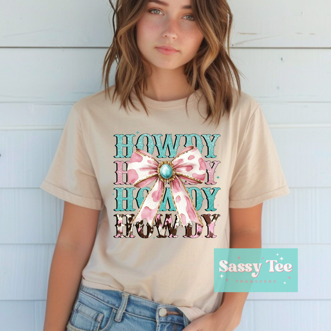 HOWDY COQUETTE PINK TURQUOISE