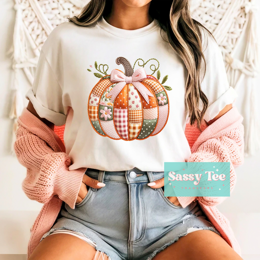 CUTE PUMPKIN EMBROIDERY ART