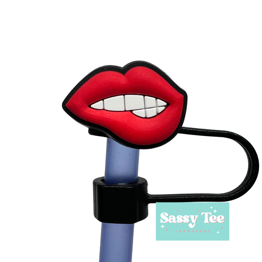 LIPS STRAW TOPPER