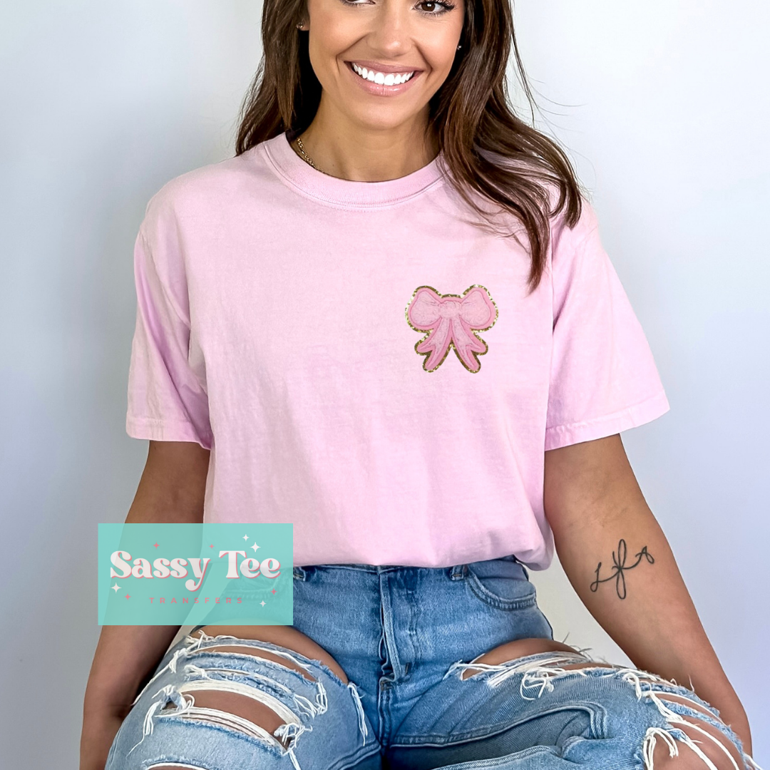 BOW PINK PATCH
