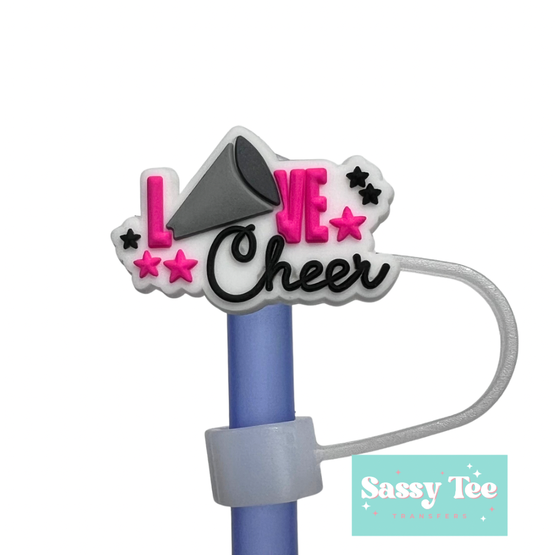 LOVE CHEER STRAW TOPPER *Restock