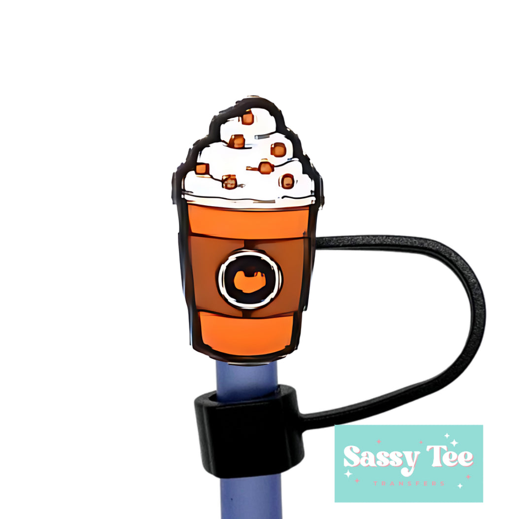 PUMPKIN SPICE COFFEE STRAW TOPPER *Restock