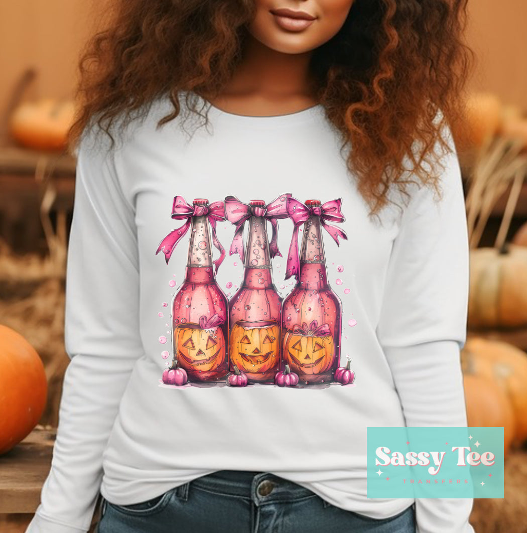 PINK BOWS PUMPKIN DRINK POP COQUETTE