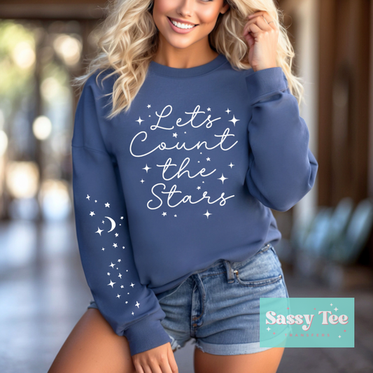 LETS COUNT STARS Front/Sleeve options