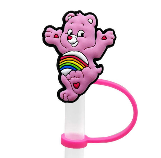 PINK BEAR STRAW TOPPER *Restocked