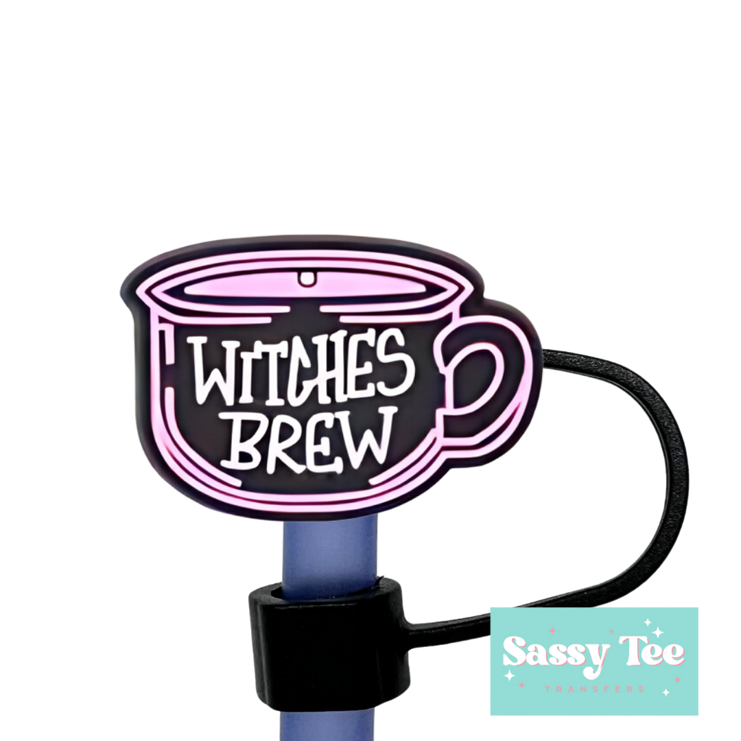 WITCHES BREW STRAW TOPPER Two Size options