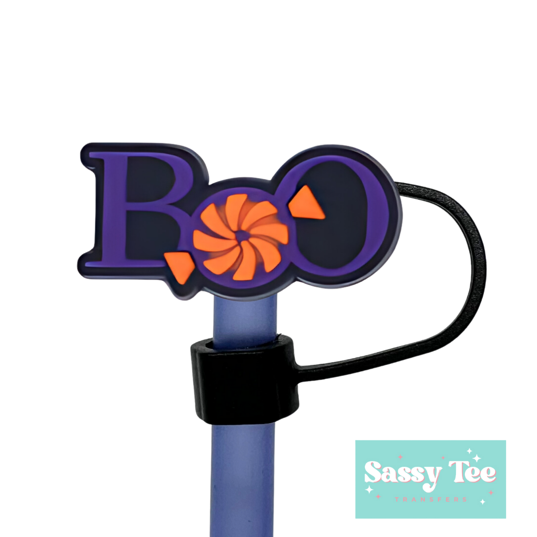 BOO CANDY Straw Topper