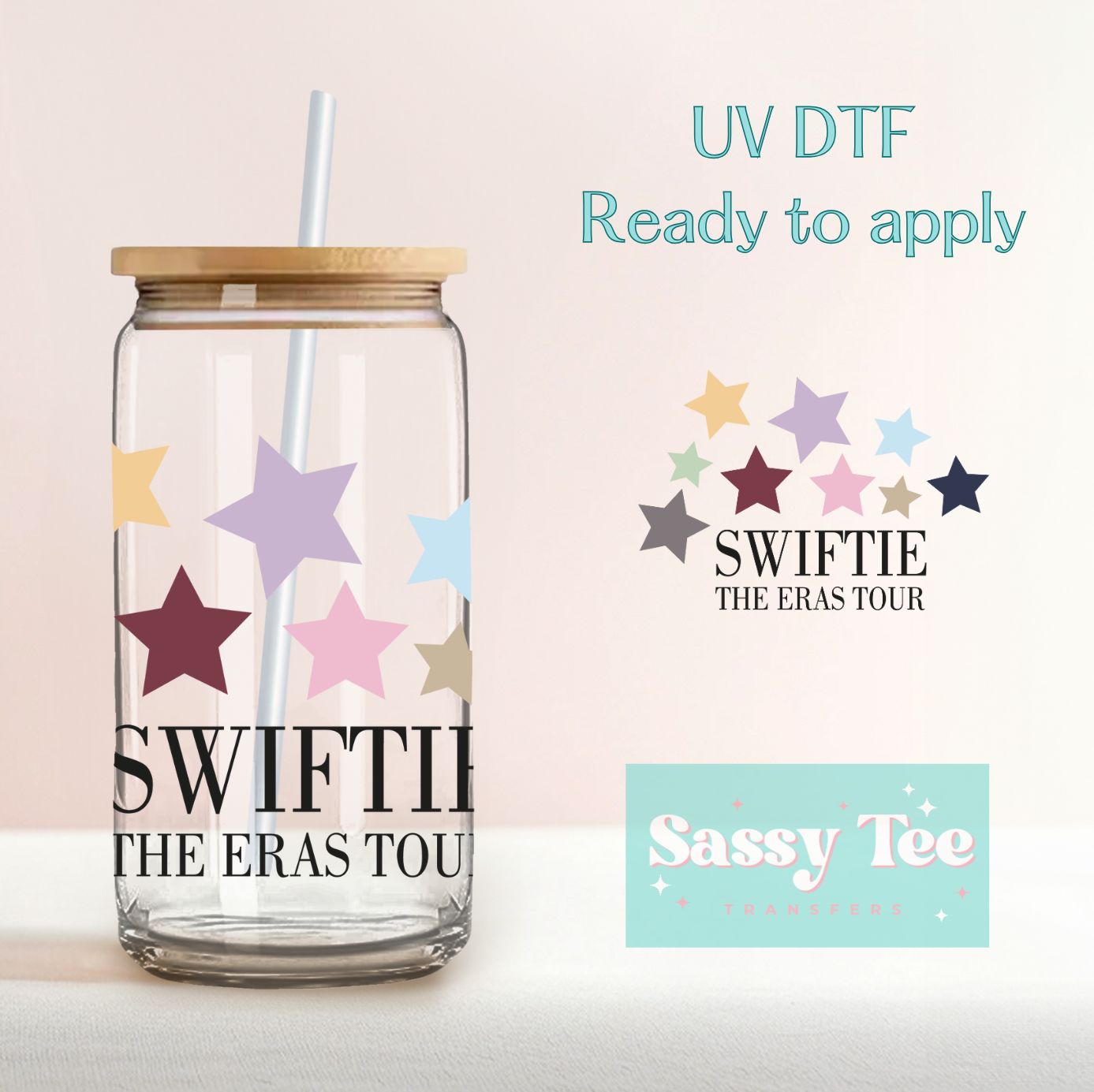 ERAS TOUR STARS SWIFTIE UV DTF DECAL