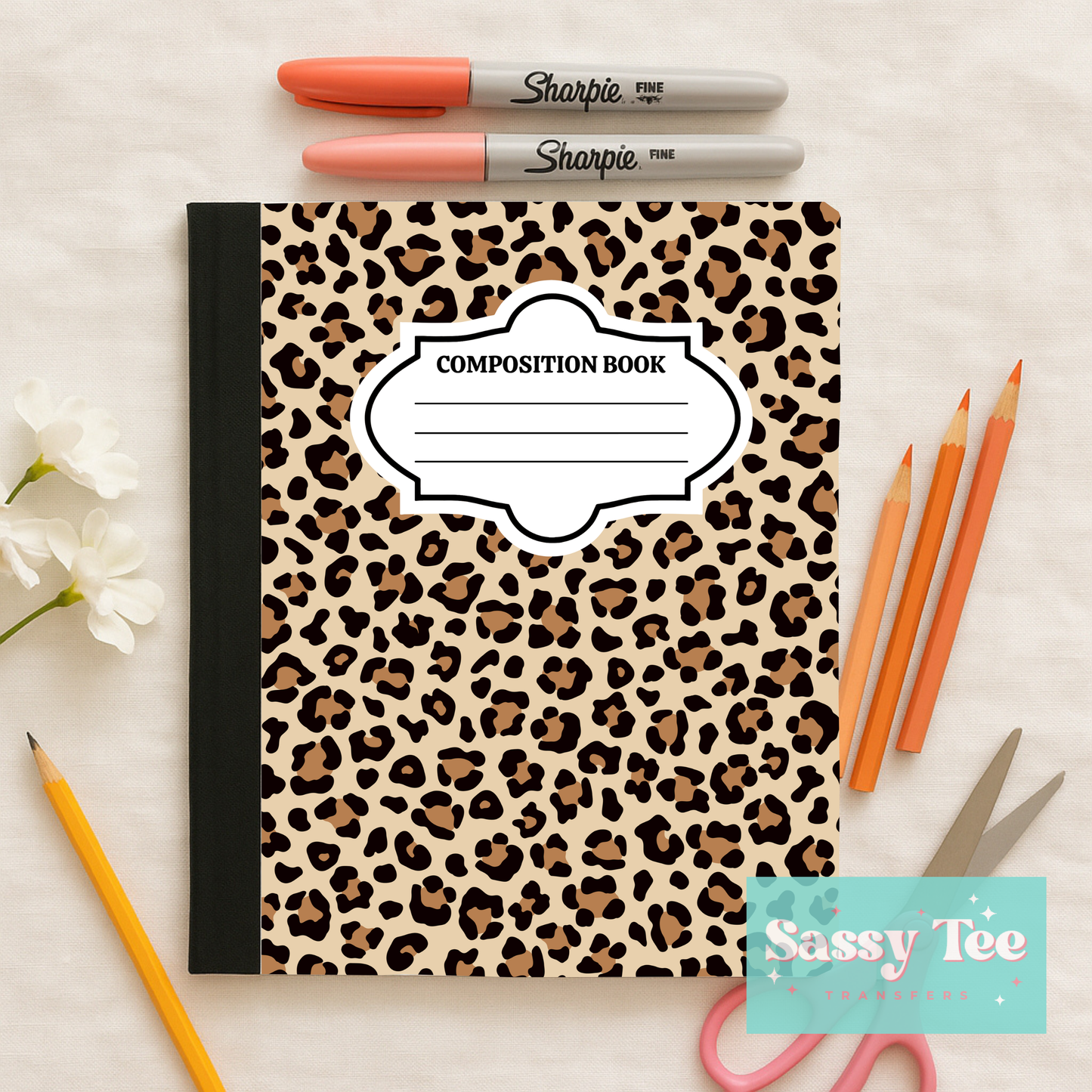 LEOPARD Peel + Stick Notebook Cover SET