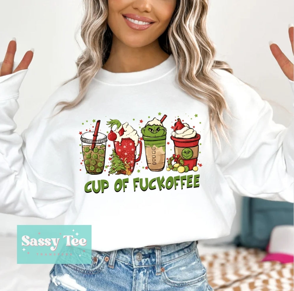 GREEN MAN CUP OF FUCKOFFEE COFFEE **Preorder Restock Ships in Est. 5-10 biz days**