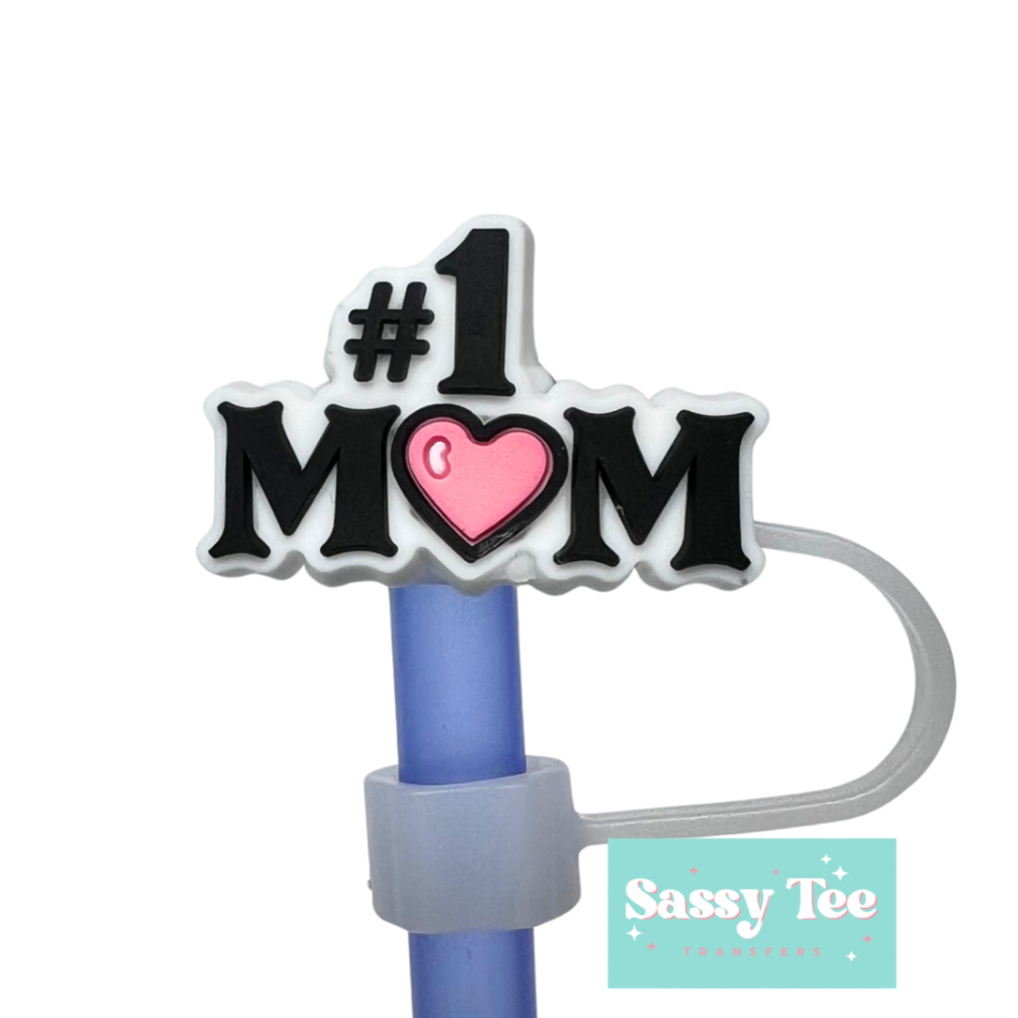 MOM #1 STRAW TOPPER Two size options *Restocked