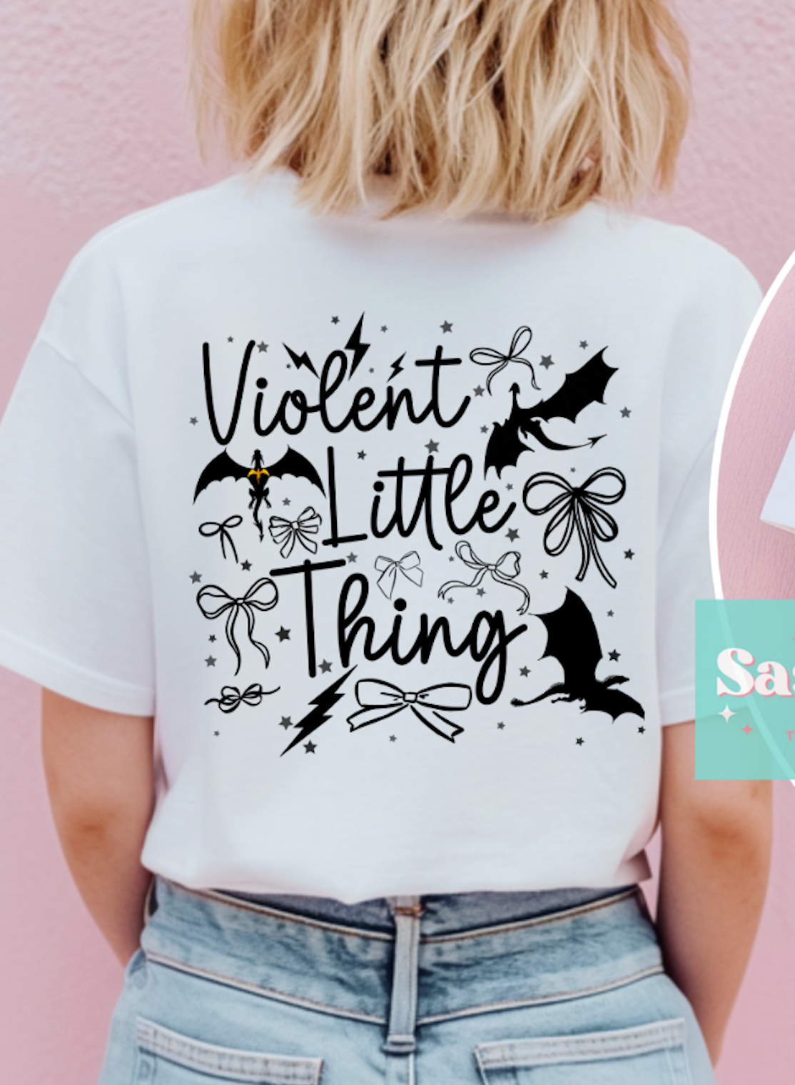 VIOLENT LITTLE THING BOW Front/Back Options