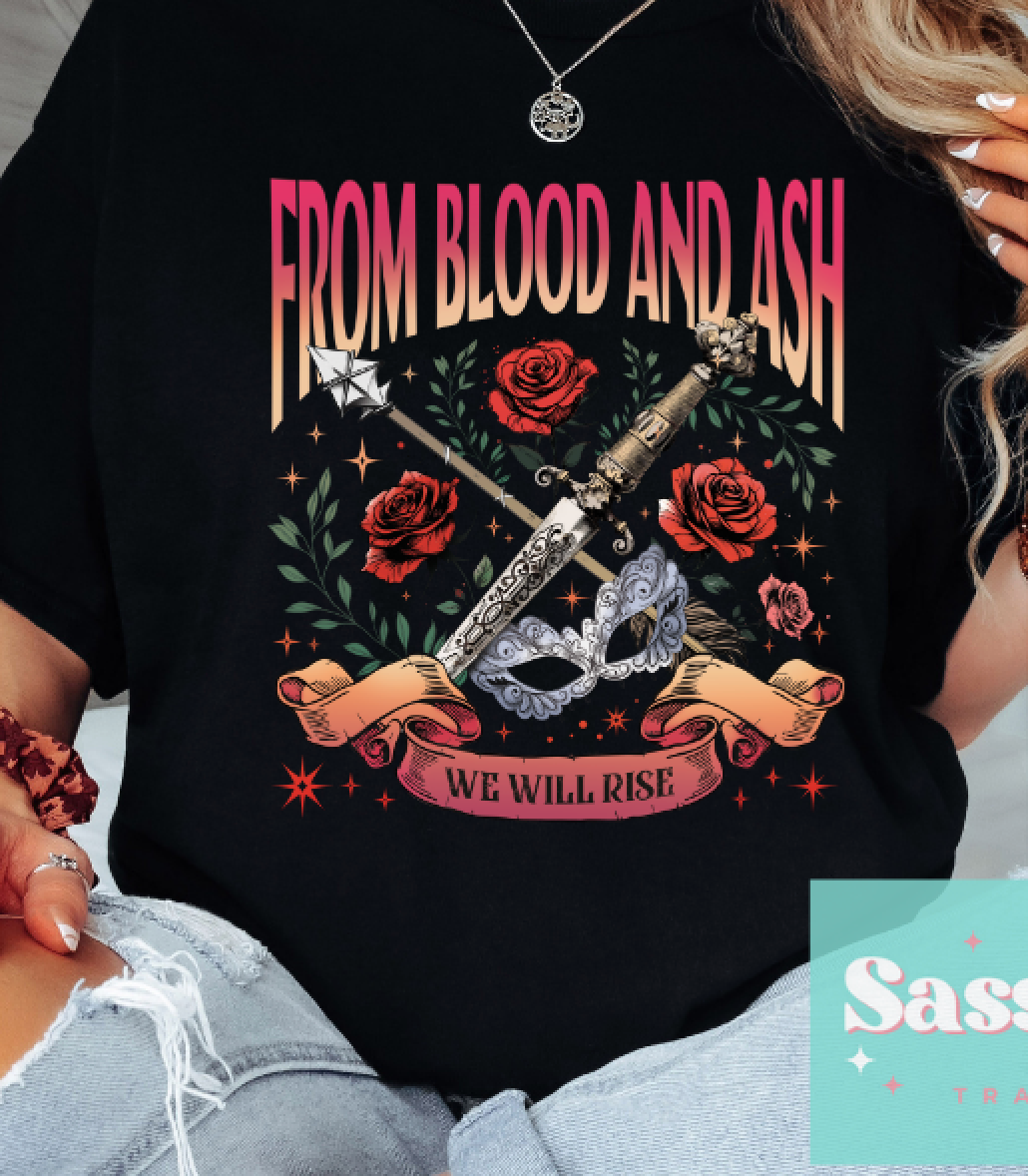 FROM BLOOD ASH MASK Front/Back Options **Ships in 5-10 biz days**