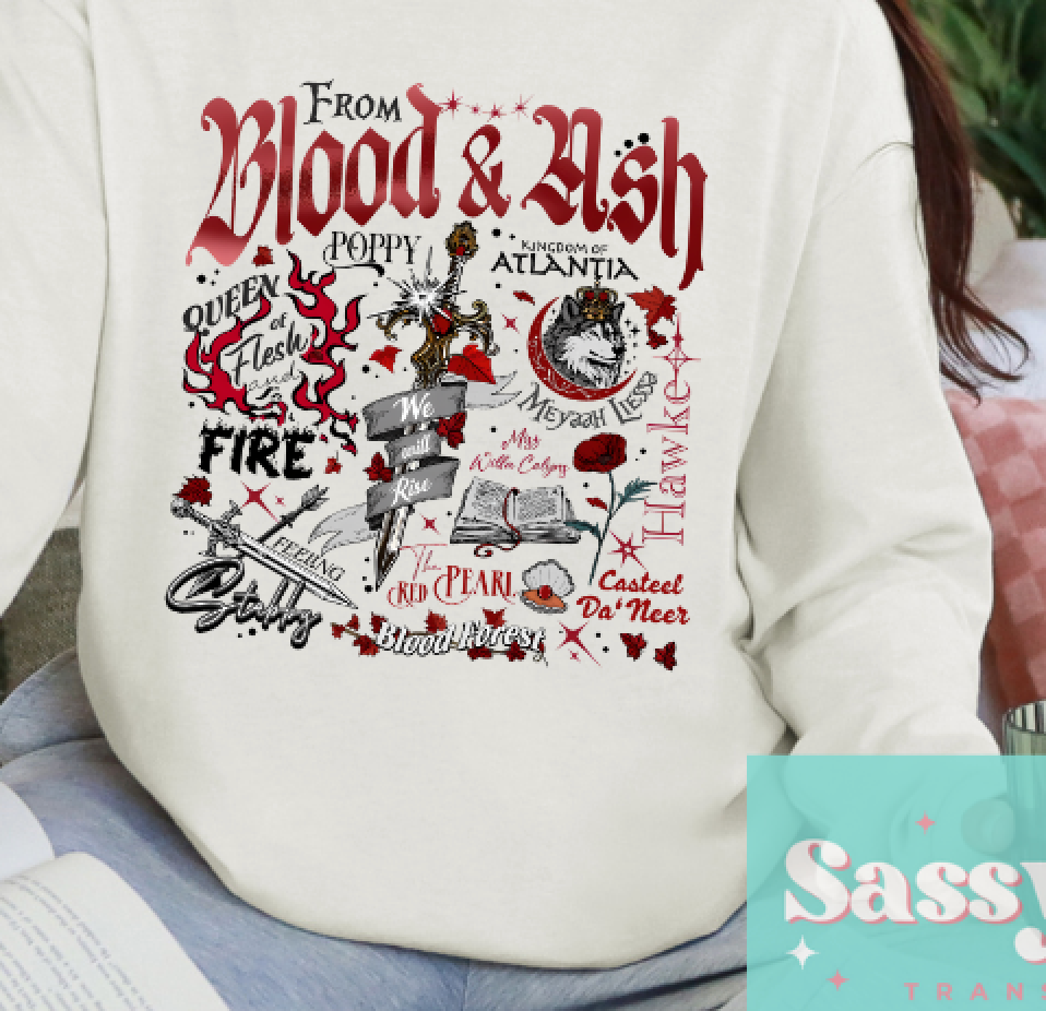 FROM BLOOD ASH DAGGER Front/Back Options **Preorder Ships in 5-10 biz days**