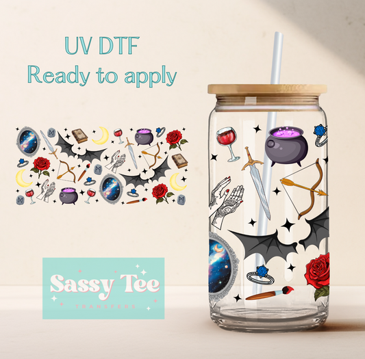 ACOTAR UV DTF CUP WRAP **Preorder Ships in 5-10 biz days**