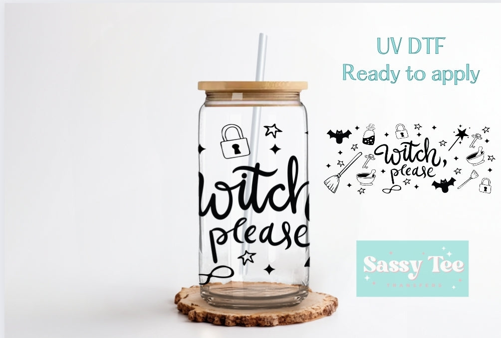 WITCH PLEASE UV DTF CUP WRAP