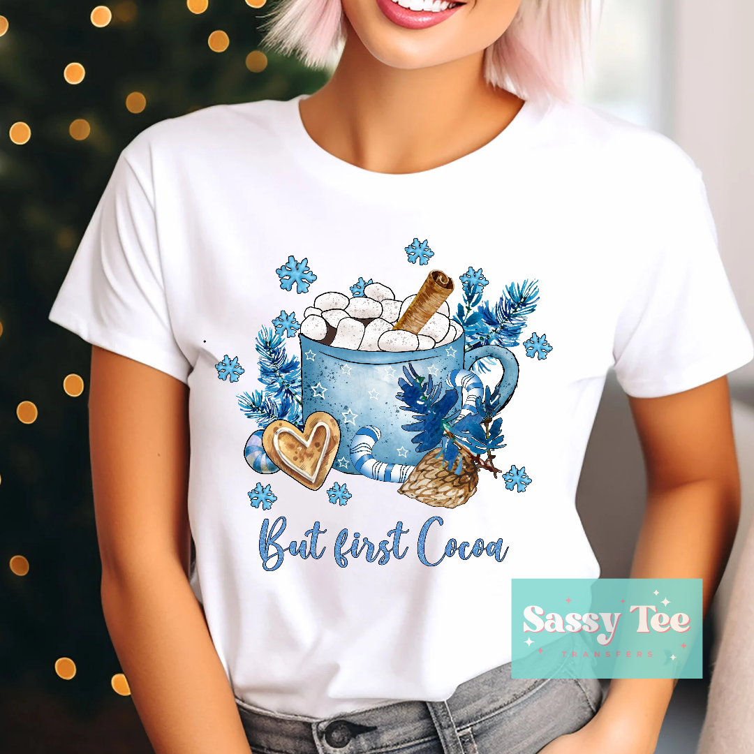 BUT FIRST COCOA SNOWFLAKE