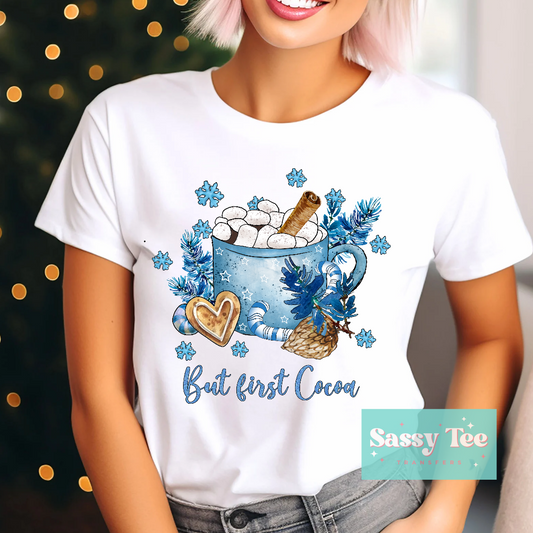 BUT FIRST COCOA SNOWFLAKE