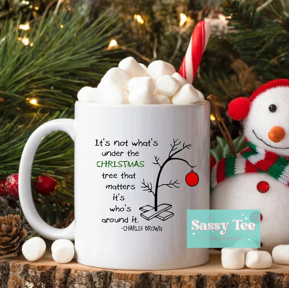 CHARLIE BROWN TREE UV DTF **Preorder Restock Ships in Est. 5-10 biz days**