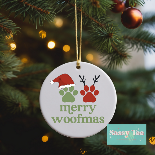 MERRY WOOFMAS UV DTF **Preorder Restock Ships in Est. 5-10 biz days**