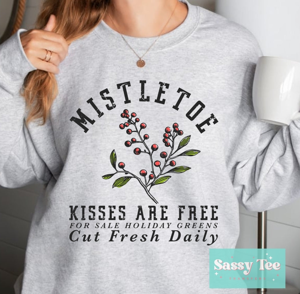 MISTLETOE KISSES.. CUT FRESH